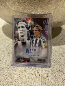 Anthony Gordon Newcastle Superstar Sensation Auto Case Hit Topps Prem Chrome for sale on Ebay