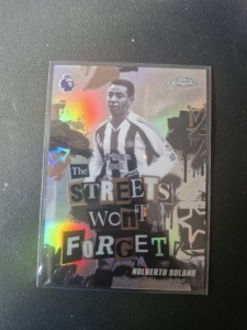 Topps Chrome Premier League 2026 Nolberto Solano Streets Won't Forget Newcastle for sale on Ebay
