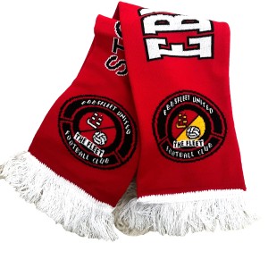 Football Scarf Ebbsfleet Stonebridge  Stadium Pure Gold Pure Genius Pure Fleet for sale on Ebay