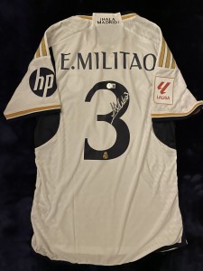 Eder Militao Autographed Real Madrid Shirt Hand Signed ‘Beckett’ Witness for sale on Ebay