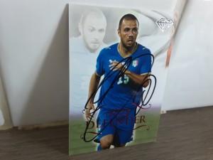 ANDREA DOSSENA - ITALY Hand Signed Futera Unique Football trading card  for sale on Ebay