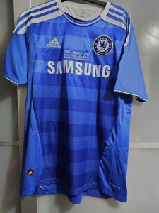 Chelsea Football Club 2011-2012 home jersey, Champions League Final in Munich M for sale on Ebay