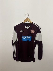 Heart of Midlothian F.C. Home Shirt Produced by Adidas 2012-2014 Season Size M for sale on Ebay