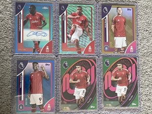 Topps Premier League 25/26 Nottingham Forest Bundle - Auto , /50 , /99 , /150 for sale on Ebay