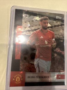 Bruno Fernandes /50 Topps Manchester United Team set 25/26 for sale on Ebay