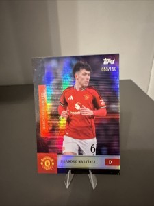 Martinez /150 Manchester United Team Set 25/26 for sale on Ebay