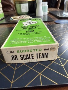  rare Subbuteo Heavyweight Team box ref 205 Cardiff with   original ref sticker  for sale on Ebay