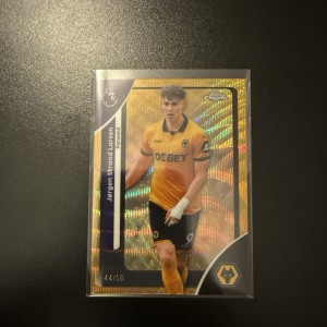 Topps Chrome Premier League 2026 - Strand Larsen /50. Wolves - Crystal Palace  for sale on Ebay