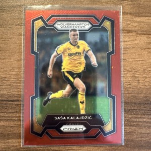 2023-24 Panini Prizm Premier League Wolves Sasa Kalajdzic 01/25 first off print for sale on Ebay