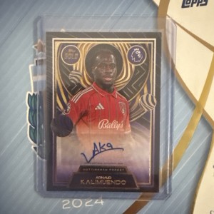 Topps Gold Premier League 2025/26 Nottingham Forest Arnaud Kalimuendo Auto for sale on Ebay
