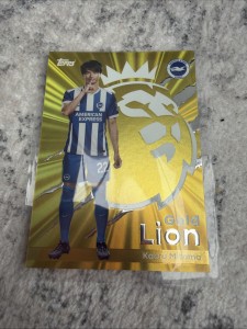Topps 2026 Kaoru Mitoma Gold Lion Brighton Single Card No Reserve for sale on Ebay