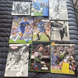 Chelsea Former Football Players Signed Posters Inc Cech Dixon Osgood Hollins X 9 for sale on Ebay