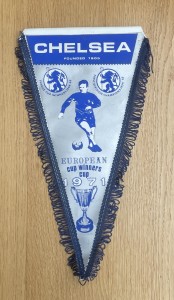 CHELSEA FC MEMORABILIA  - VINTAGE EUROPEAN CUP WINNERS CUP  1971 PENNANT FRAMED for sale on Ebay