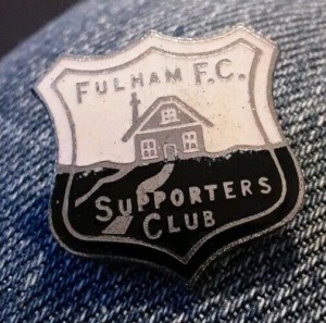 FULHAM FC MEMORABILIA:VINTAGE FULHAM FC SUPPORTERS CLUB PIN BADGE  for sale on Ebay