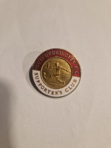 Guildford City FC Supporters Club Pin Badge Vintage for sale on Ebay