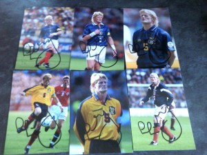 Signed Scotland Player Photographs x 6 for sale on Ebay
