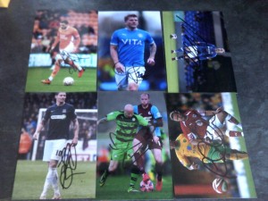 Signed Various Football Player Photographs x 6 Set 14 for sale on Ebay