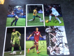 Signed Various Football Player Photographs x 6 Set 15 for sale on Ebay