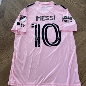 Lionel Messi signed Inter Miami LC Final Shirt With Beckett Authentic 2024 QR for sale on Ebay