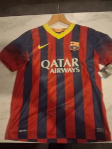 Barcalona Signed Shirt Autographed Jersey for sale on Ebay