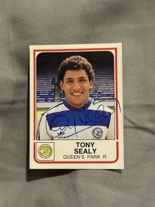  Hand signed Tony Sealey QPR Panini 1984 Sticker for sale on Ebay