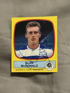  Hand signed Alan McDonald QPR Panini 1988 Sticker for sale on Ebay