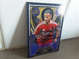 CODY GAKPO - LIVERPOOL Hand Signed Topps Gold Football trading card for sale on Ebay