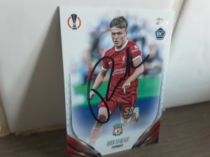 BEN DOAK - LIVERPOOL Hand Signed Topps Football trading card for sale on Ebay