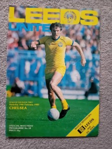 Leeds United v Chelsea Match Programme 82/83 for sale on Ebay