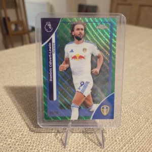 Topps Premier League Chrome Dominic Calvert-Lewin /99 Green Leeds United for sale on Ebay