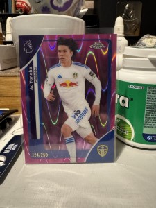 Topps Chrome Premier League 2025/26 Ao Tanaka /250 Pink Parallel Leeds United for sale on Ebay