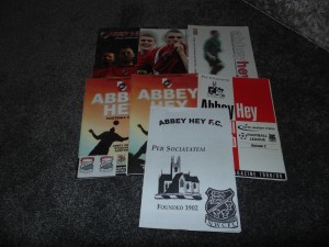 Abbey Hey Programmes for sale on Ebay