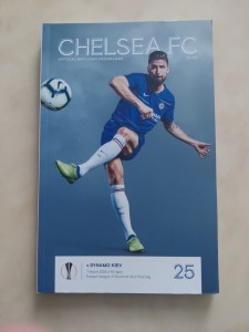 CHELSEA V DYNAMO KIEV ( 7TH MARCH 2019 ) for sale on Ebay