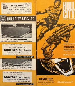 8 Hull City Cup Programmes 1960s for sale on Ebay