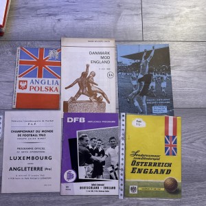 x3- England on Tour 1966 AWAY Football Programmes Before the World Cup + More! for sale on Ebay