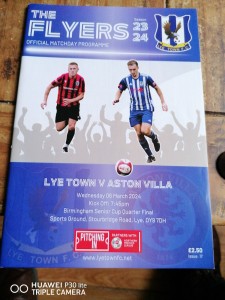 2024 BIRMINGHAM CUP LYE TOWN V ASTON VILLA for sale on Ebay