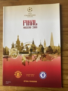 2008 Champions League Final Programme : Chelsea v Manchester United for sale on Ebay