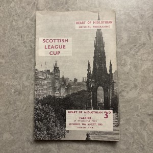 Hearts FC v. Falkirk SLC Match Programme 10.09.1963 !SALE! for sale on Ebay