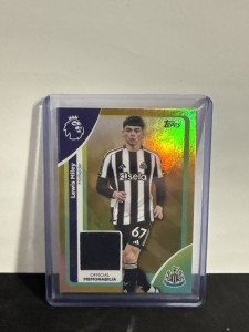 Lewis Miley - Numbered Patch Relic - Topps Premier League 2026 - /50 Newcastle for sale on Ebay