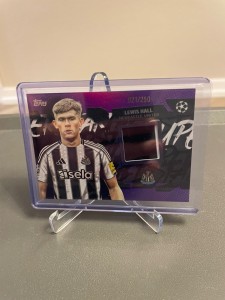 2025-26 Topps UCC Flagship Lewis Hall !!! Newcastle United Superstar Relic /250 for sale on Ebay
