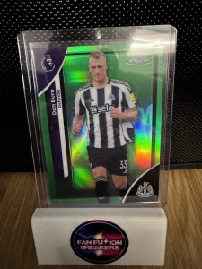 Topps Premier League 2025/2026 Dan Burn Newcastle United 54/99 Green Parallel for sale on Ebay