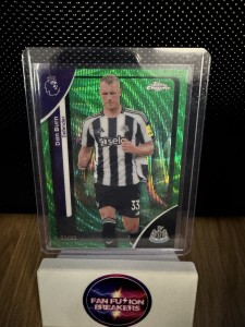 Topps Chrome Dan Burn Newcastle United Premier League 23/99 Green Parallel for sale on Ebay