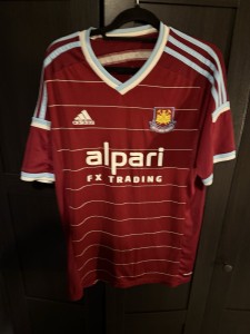 Adidas West Ham 2014/2015  Shirt - Mens Large for sale on Ebay