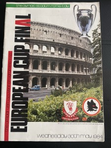 1984 European Cup Final Football Programme.  Liverpool V Roma. 30.5.1984 for sale on Ebay
