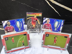 Topps Liverpool Flagship + UCC Robertson, Gakpo, Salah, Gerrard, Henderson for sale on Ebay