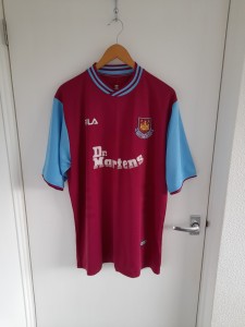West Ham United 2001/03  Season 'Fila' Home Football Shirt Size  Large  New for sale on Ebay