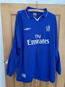 Chelsea Fly Emirates 2001-2003 Home Shirt Jersey original Umbro Long Sleeved CFC for sale on Ebay