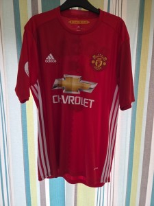 Manchester United 2016/17  Replica Home Shirt  Paul Pogba Nimber 6 for sale on Ebay