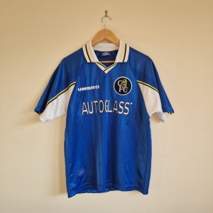 Chelsea 1997 1999 Home Shirt Medium (M) ‐ Autoglass Umbro Authentic Vintage Kit for sale on Ebay