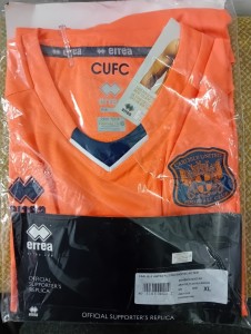 New Men's ERREA replica Carlisle United FC 2020/21 Away Shirt UK  XL - CG K03 for sale on Ebay